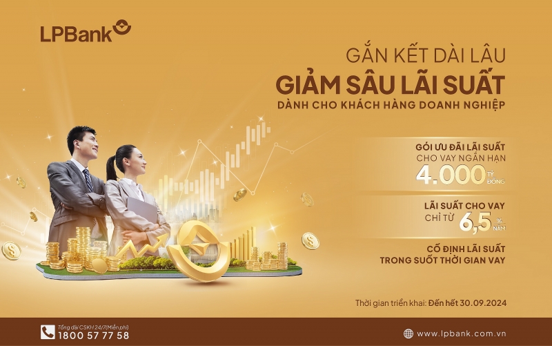 LPBank 'tiếp sức' gói vay 4.000 tỷ cho doanh nghiệp