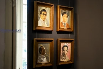 Chân dung 40 người nổi tiếng tại triển lãm 'Hà Nội trong mắt ai'