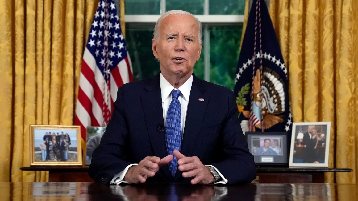 Tổng thống Joe Biden nêu lý do ngừng cuộc đua vào Nhà Trắng 2024