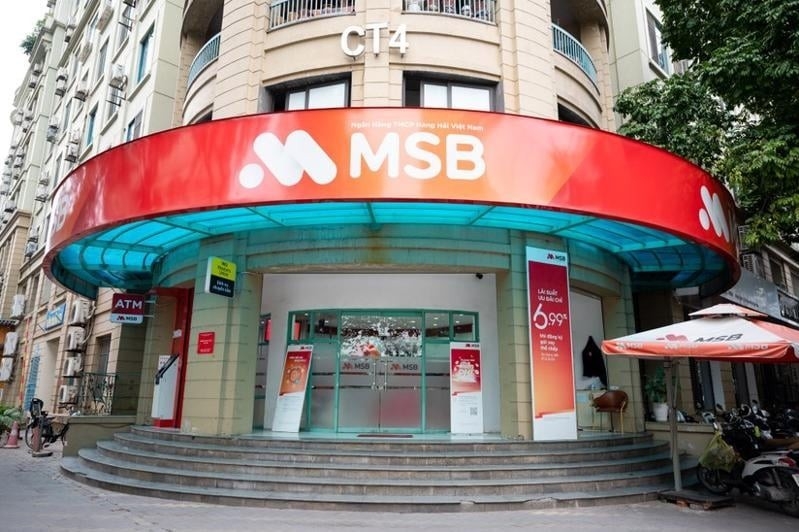 MSB có 9 cổ đông tổ chức chiếm 33,69% vốn điều lệ ngân hàng