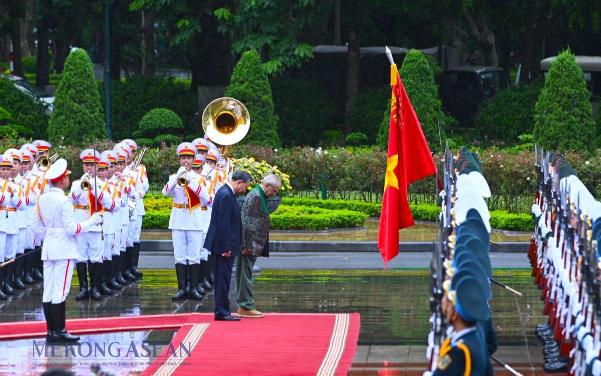 Chủ tịch nước Tô Lâm chủ trì lễ đón chính thức Tổng thống Timor Leste