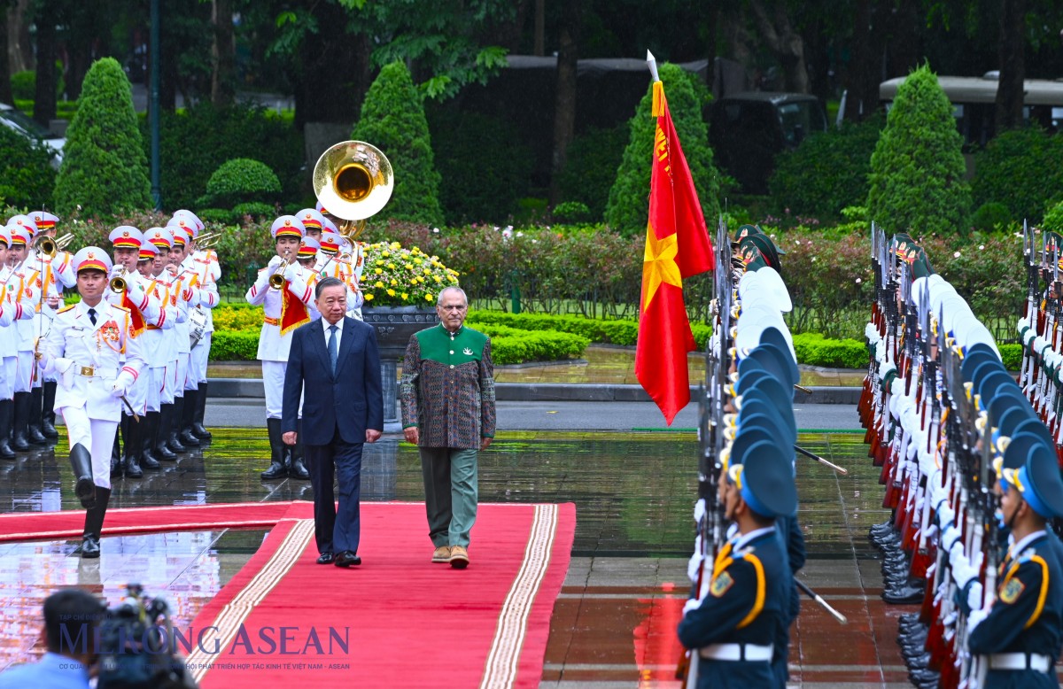 Chủ tịch nước Tô Lâm chủ trì lễ đón chính thức Tổng thống Timor Leste