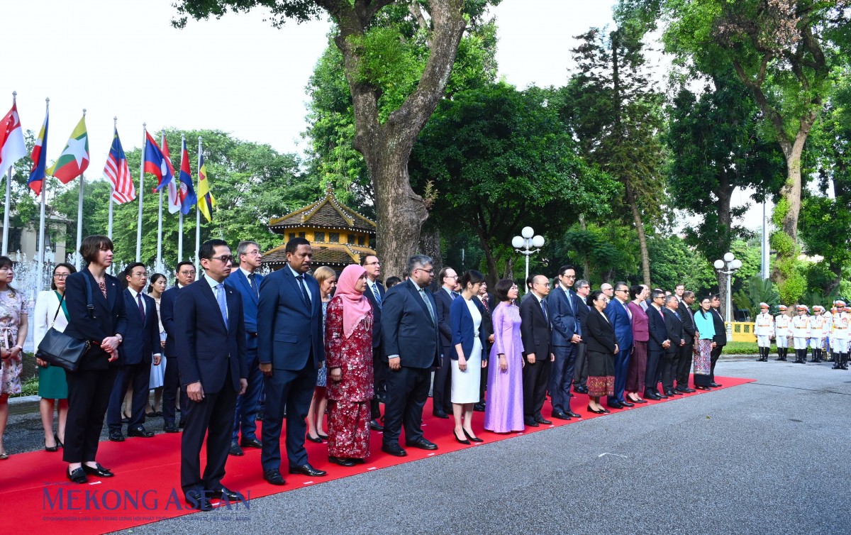 Lễ thượng cờ kỷ niệm 57 năm Ngày thành lập ASEAN