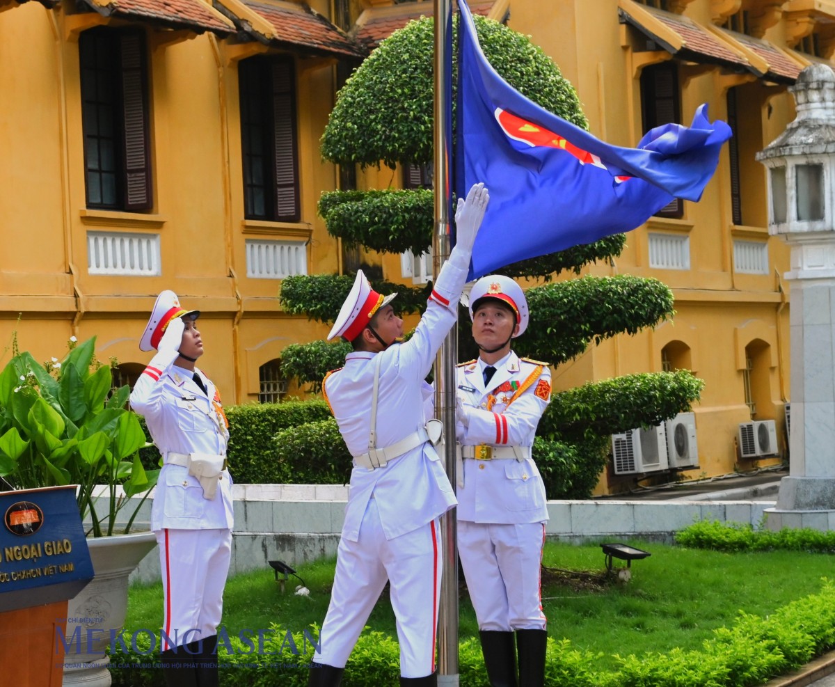 Lễ thượng cờ kỷ niệm 57 năm Ngày thành lập ASEAN