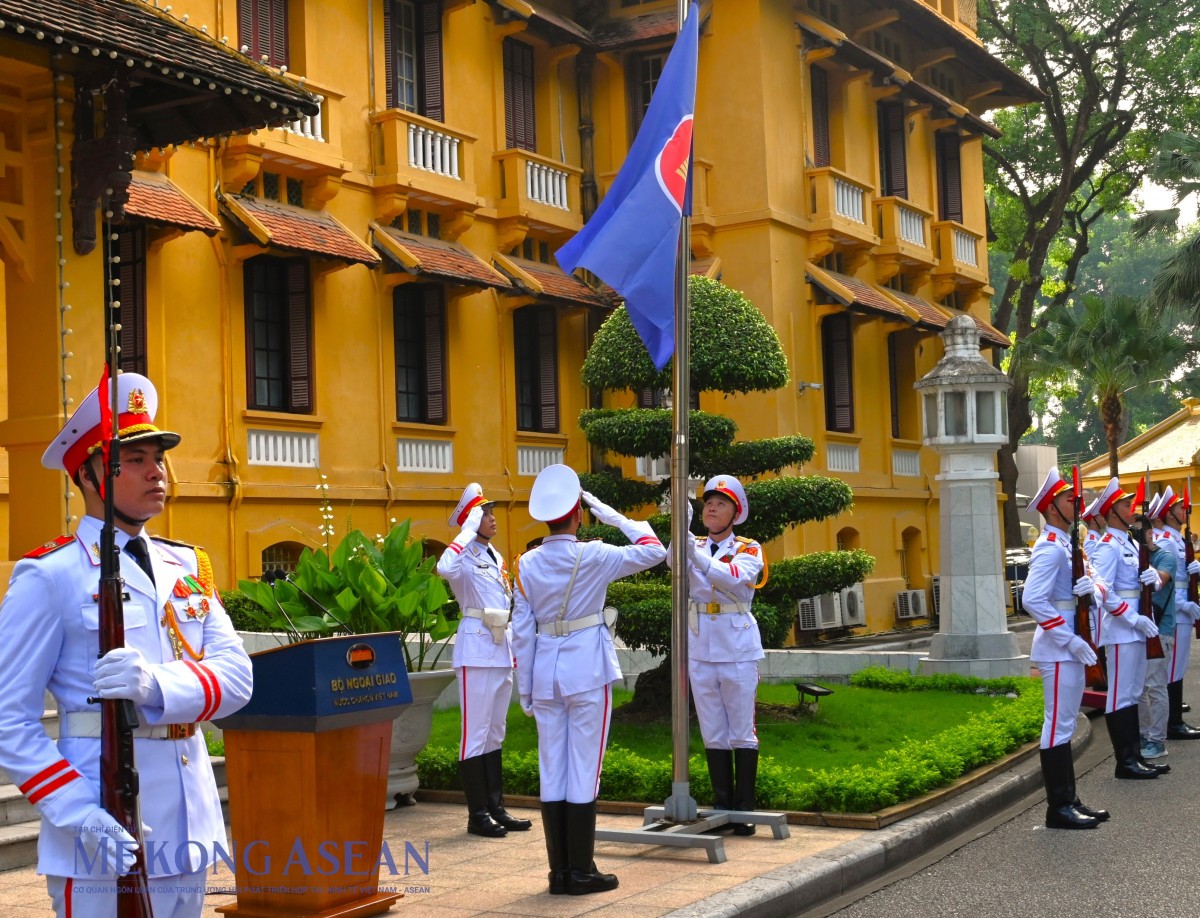 Lễ thượng cờ kỷ niệm 57 năm Ngày thành lập ASEAN