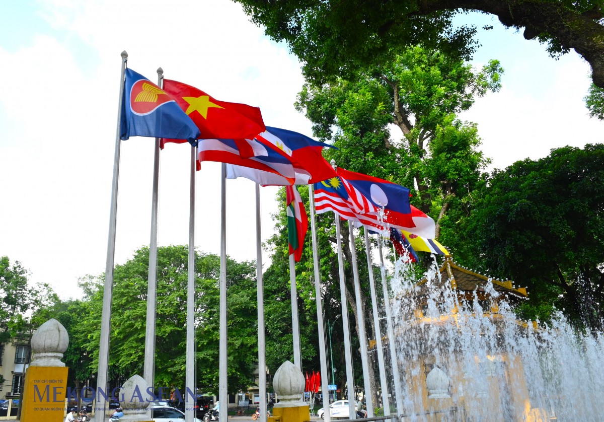 Lễ thượng cờ kỷ niệm 57 năm Ngày thành lập ASEAN