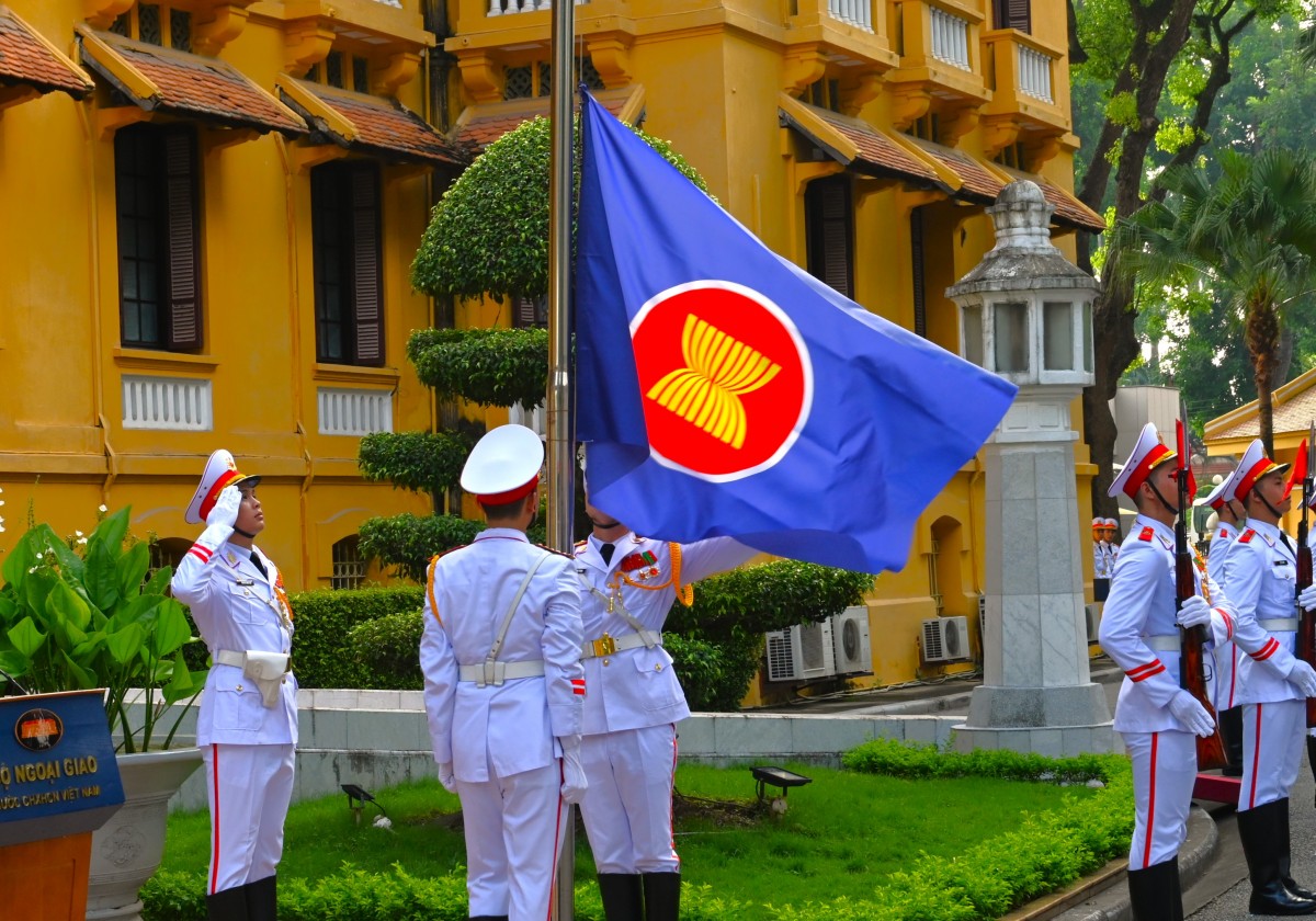 Lễ thượng cờ kỷ niệm 57 năm Ngày thành lập ASEAN