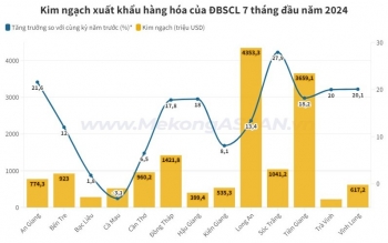 Thương mại ĐBSCL tăng 15% trong 7 tháng, Long An tiếp tục dẫn đầu