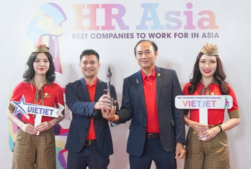 Vietjet được vinh danh 'Nơi làm việc tốt nhất châu Á 2024'