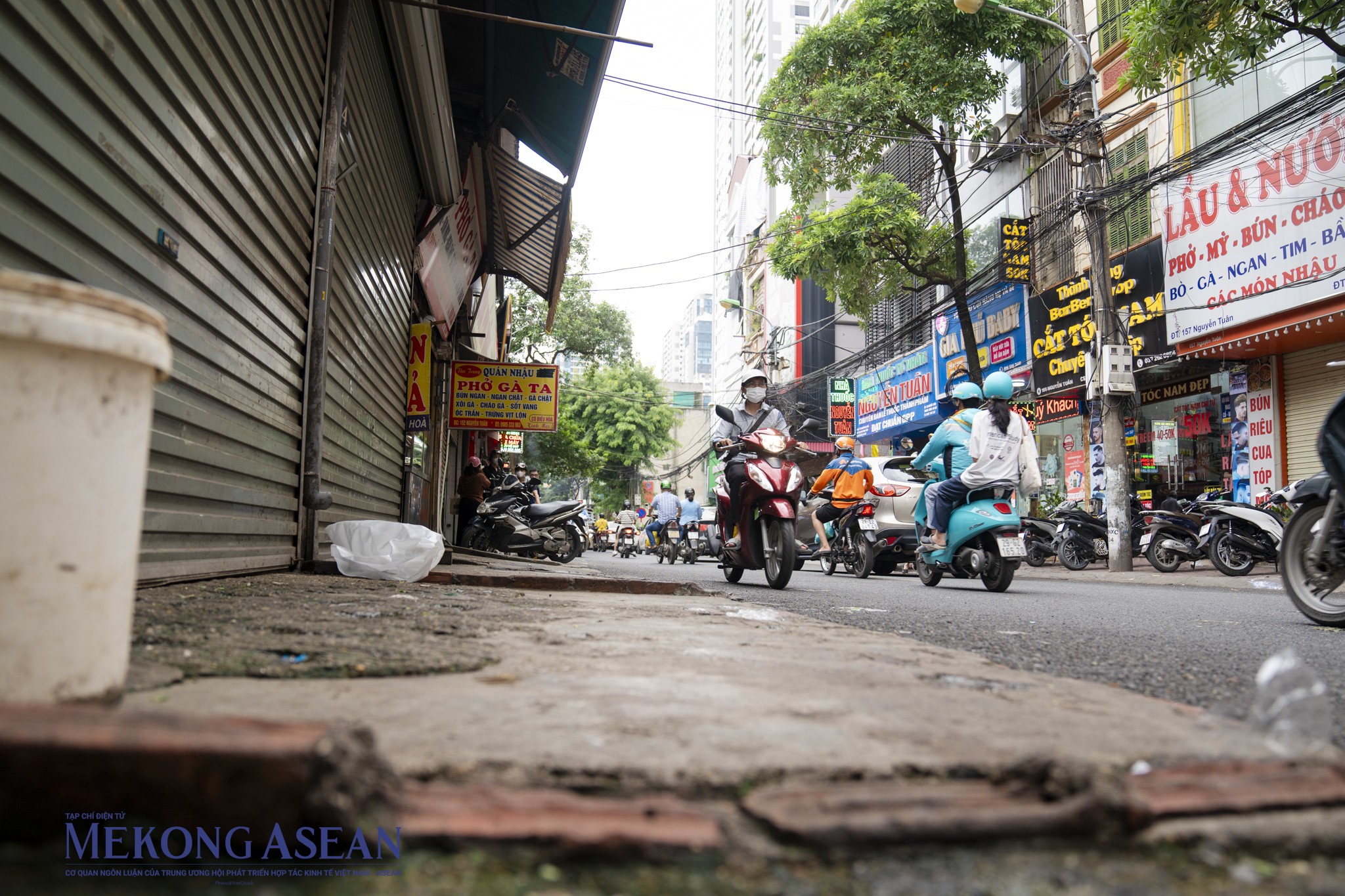 Hà Nội: Hiện trạng đường Nguyễn Tuân sắp mở rộng để giảm ùn tắc