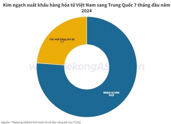 Những mặt hàng nào Việt Nam xuất sang Trung Quốc đạt trên một tỷ USD?