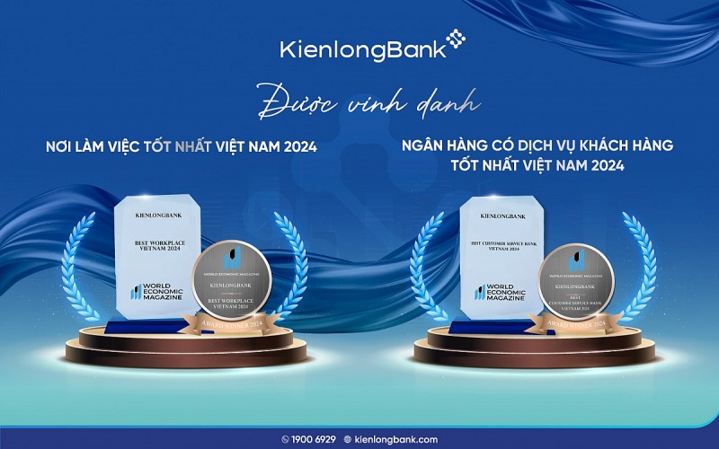 KienlongBank được vinh danh tại hai hạng mục do World Economic Magazine bình chọn