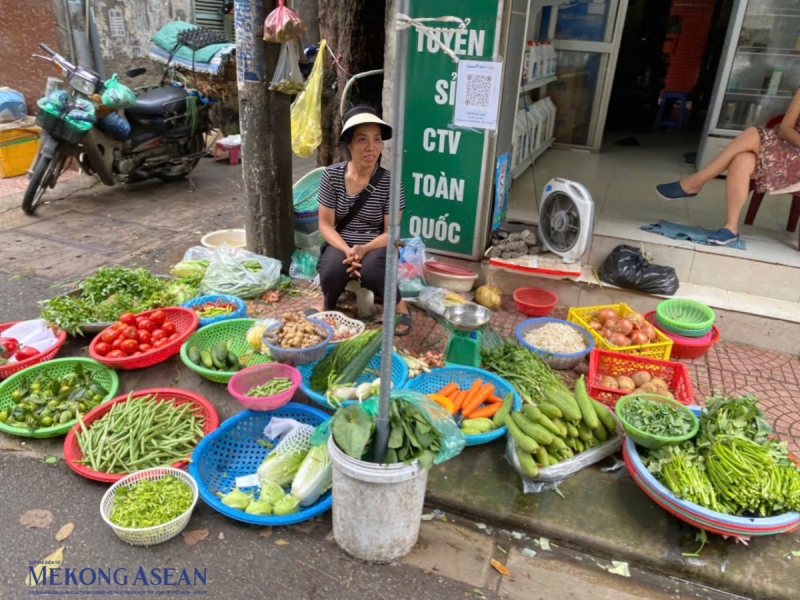 Giá các mặt hàng rau củ quả ở Hà Nội đã dần ổn định sau những ngày mưa bão. Ảnh: Hà Anh/Mekong ASEAN.