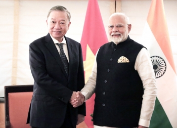 Tổng Bí thư, Chủ tịch nước Tô Lâm tiếp Thủ tướng Ấn Độ Narendra Modi