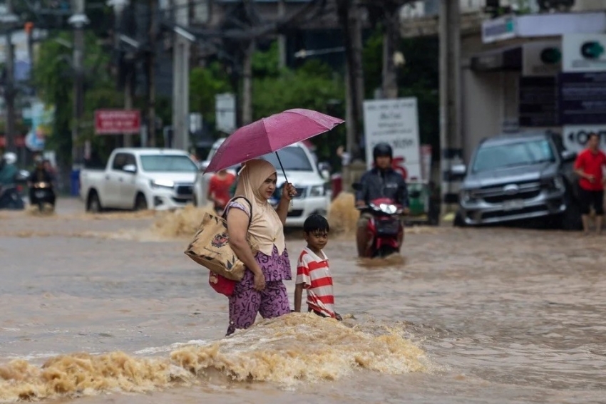 Bangkok cùng 10 tỉnh của Thái Lan có nguy cơ lũ lụt