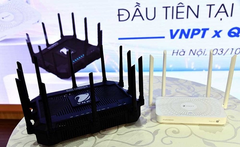 thiết bị sử dụng nền tảng công nghệ XGSPON Wi-Fi 7 của Qualcomm và được VNPT Technology sản xuất tại Việt Nam.