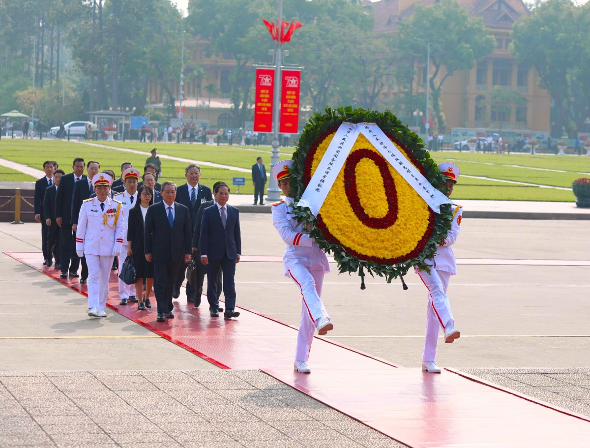 Thủ tướng Phạm Minh Chính chủ trì lễ đón chính thức Thủ tướng Trung Quốc Lý Cường