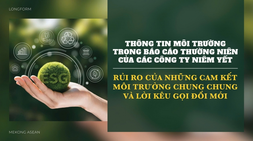 Ý tưởng về một báo cáo riêng các vấn đề môi trường của doanh nghiệp