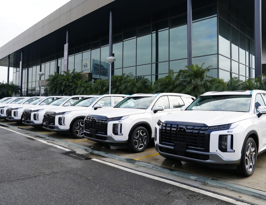 Hyundai Palisade 'Made in Vietnam' được xuất khẩu sang Thái Lan