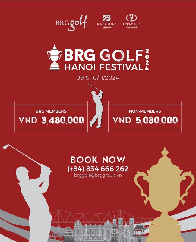 BRG Golf Hanoi Festival 2024 chính thức khởi động