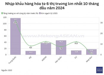 Việt Nam nhập siêu 7,3 tỷ USD từ ASEAN trong 10 tháng