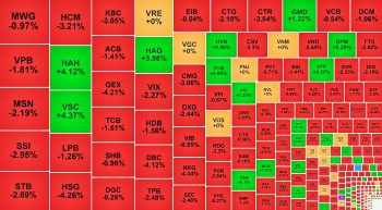 VN-Index mất hơn 14 điểm, một mã vận tải biển ngược dòng tiến sát đỉnh