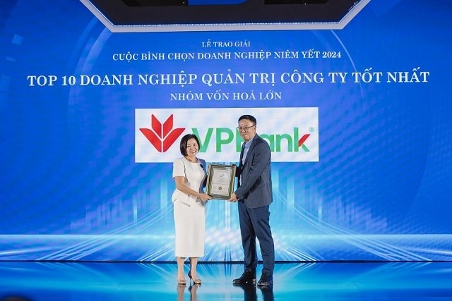 VPBank lọt Top 10 Doanh nghiệp quản trị công ty tốt nhất - Nhóm vốn hóa lớn năm 2024