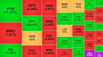 VN-Index đảo chiều không thành, nhóm chứng khoán phục hồi sau đợt giảm sâu