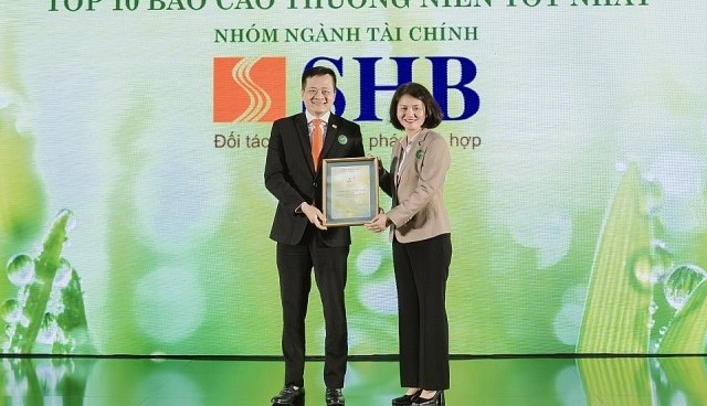 SHB lọt Top 10 doanh nghiệp có Báo cáo thường niên tốt nhất ngành tài chính