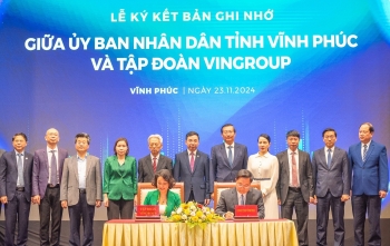 Vingroup hợp tác thúc đẩy chỉ số xanh PGI với tỉnh Vĩnh Phúc