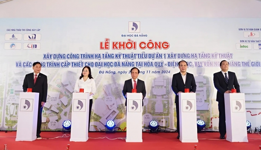 Khởi công công trình hạ tầng hơn 300 tỷ đồng tại Đại học Đà Nẵng