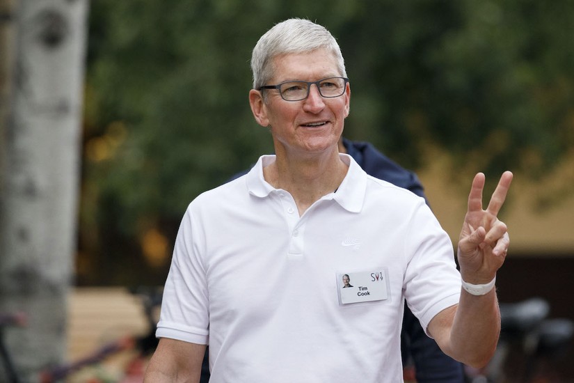 &Ocirc;ng Tim Cook, Gi&aacute;m đốc điều h&agrave;nh của Apple. Ảnh: Bloomberg