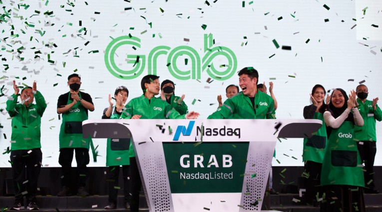 Grab trong lễ rung chu&ocirc;ng đầu ti&ecirc;n của Nasdaq được tổ chức tại Đ&ocirc;ng Nam &Aacute;.