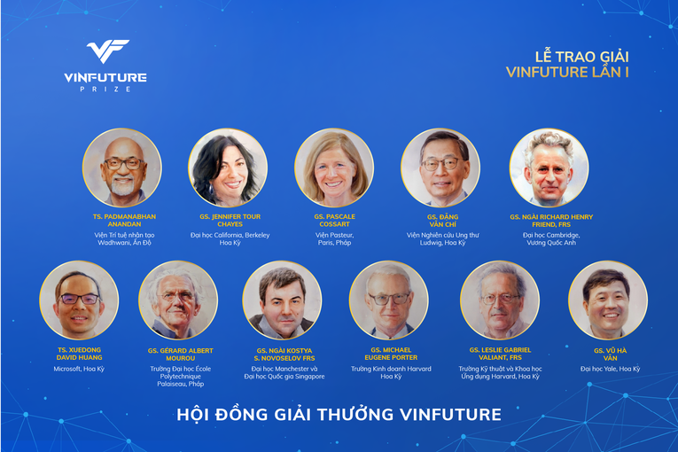 Hội đồng Giải thưởng VinFuture hội tụ những t&ecirc;n tuổi nh&agrave; khoa học h&agrave;ng đầu thế giới.