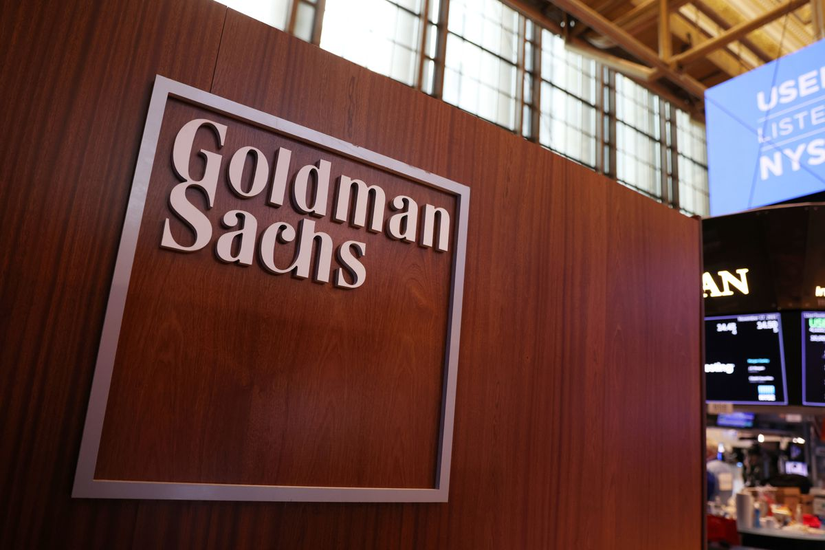 Trong năm 2021, cổ phiếu của Goldman Sachs tăng 45%. Ảnh: Reuters