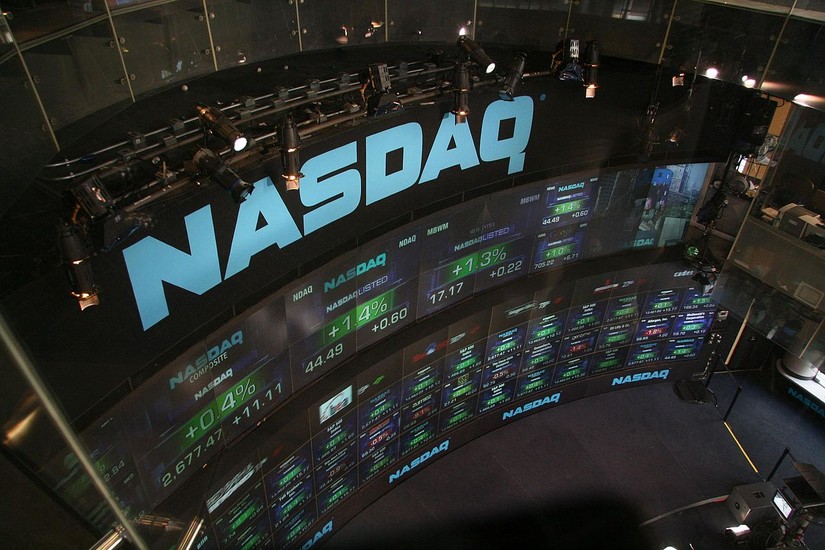 S&agrave;n giao dịch chứng kho&aacute;n Nasdaq. Ảnh: bfishadow/Flickr