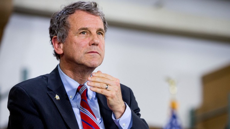 Chủ tịch Ủy ban Ng&acirc;n h&agrave;ng Thượng viện Sherrod Brown. Ảnh: AP