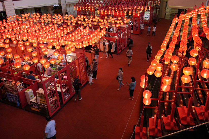 Trung t&acirc;m thương mại Taman Anggrek tại Jakarta, Indonesia. Ảnh: AP