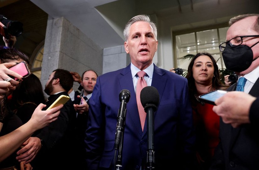 L&atilde;nh đạo đảng Cộng h&ograve;a tại Hạ viện Kevin McCarthy. Ảnh: Reuters