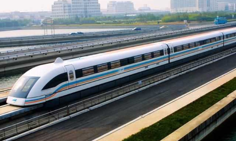 T&agrave;u maglev tốc độ cực cao chạy trong đường ống ch&acirc;n kh&ocirc;ng thấp đ&atilde; được thử nghiệm th&agrave;nh c&ocirc;ng ở tỉnh Sơn T&acirc;y, miền Trung Trung Quốc. Ảnh: CASIC