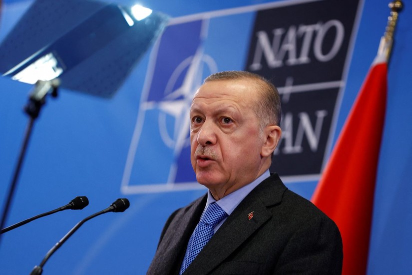 Tổng thống Thổ Nhĩ Kỳ Recep Tayyip Erdogan. Ảnh: Reuters