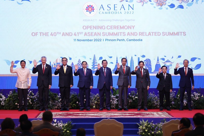 Lễ khai mạc Hội nghị Cấp cao ASEAN lần thứ 40, 41 v&agrave; c&aacute;c hội nghị li&ecirc;n quan, ng&agrave;y 11/11/2022.