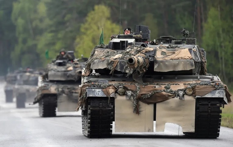 Xe tăng Leopard 2 của Đức. Ảnh: AFP