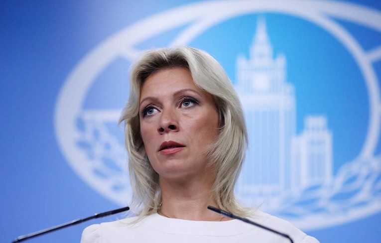 Người ph&aacute;t ng&ocirc;n Bộ Ngoại giao Nga Maria Zakharova. Ảnh: TASS