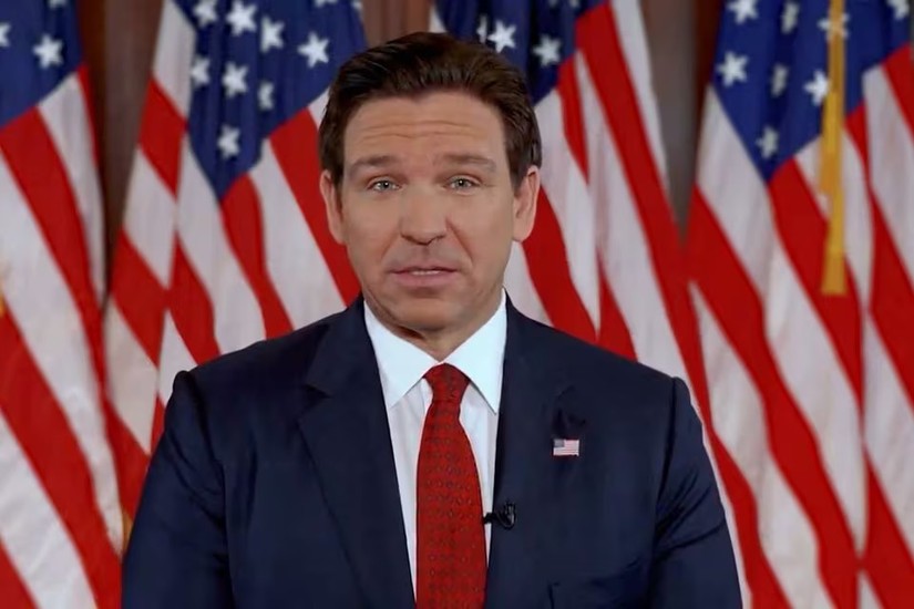 Thống đốc Florida Ron DeSantis. Ảnh: Reuters