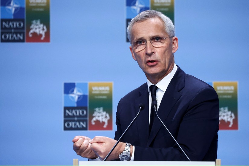 Tổng thư k&yacute; NATO Jens Stoltenberg. Ảnh: Reuters