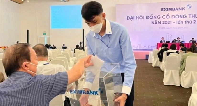 26 tờ tr&igrave;nh của HĐQT Eximbank kh&ocirc;ng được th&ocirc;ng qua do tỷ lệ t&aacute;n th&agrave;nh chỉ dưới 50%.