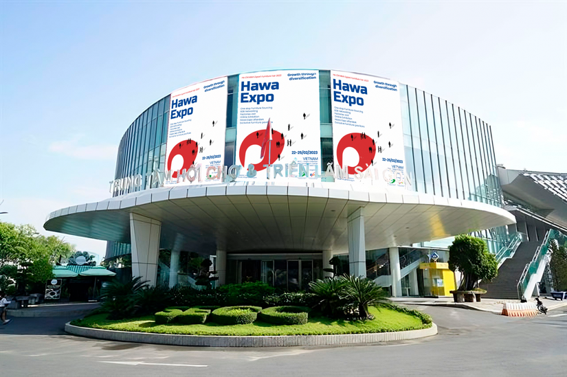 Phối cảnh Hội chợ nội thất HawaExpo 2023.