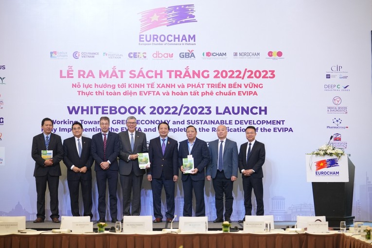 Lễ ra mắt S&aacute;ch Trắng năm 2023, với chủ đề &ldquo;Hướng tới Kinh tế xanh v&agrave; Ph&aacute;t triển bền vững&rdquo;.