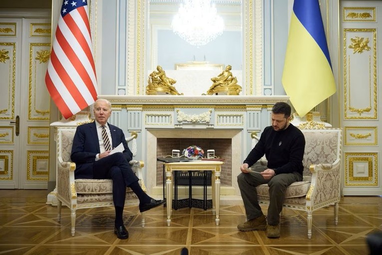 Mỹ b&aacute;o trước cho Nga về chuyến thăm Ukraine của Tổng thống Biden ảnh 1